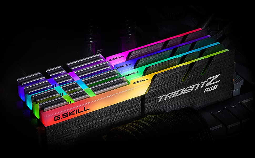 رم دسکتاپ DDR4 دو کاناله 3000 مگاهرتز g skill سریtrident z