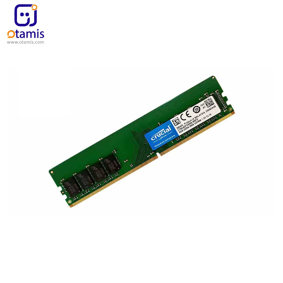 Crucial DDR4 2666MHz CL19 Single Channel computer RAM 8GB