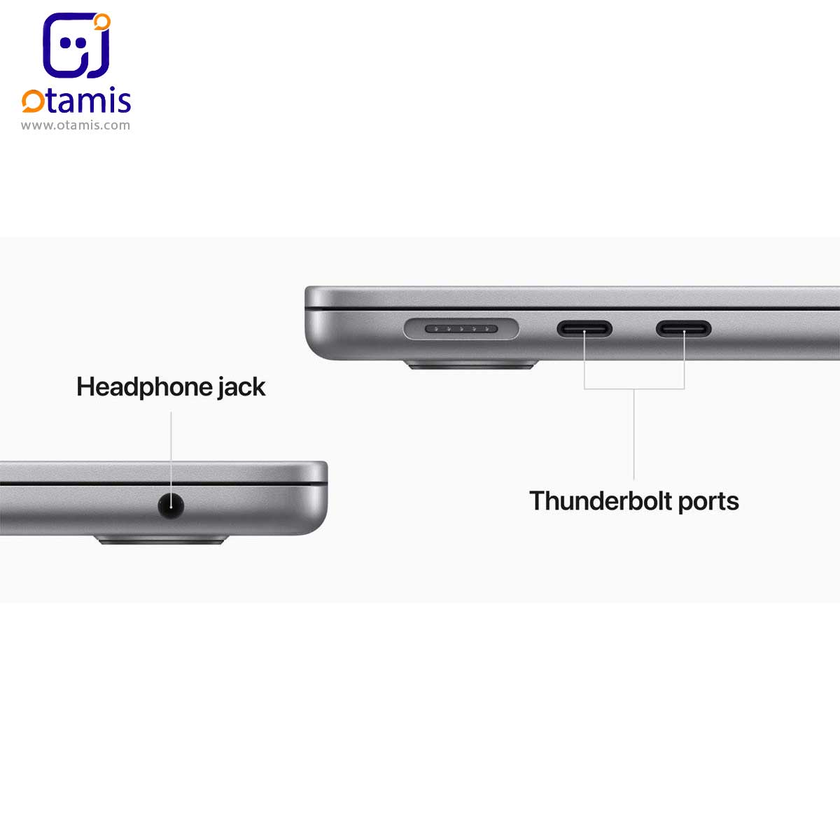لپتاپ 13 اینچی اپل مدل MacBook Air MLXW3 2022