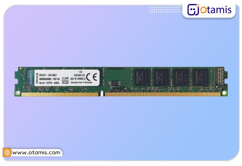 رم کامپیوتر DDR3 تک کاناله 1600 مگاهرتز کینگستون مدل Value RAM ظرفیت 8 گیگابایت
