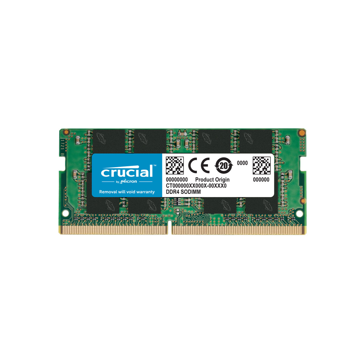 رم لپ تاپی DDR4 تک کاناله 2666 مگاهرتز کروشیال ظرفیت 16 گیگابایت