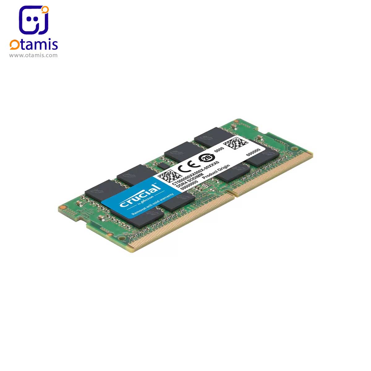 Crucial DDR4 2666MHz CL19 Single Channel Laptop RAM 16GB