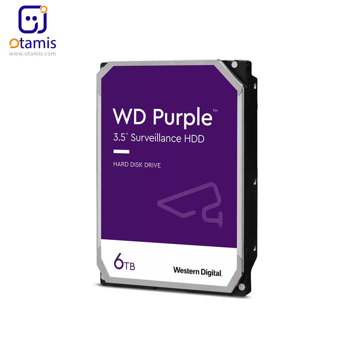 هارددیسک اینترنال وسترن دیجیتال مدل Purple WD64PURZ ظرفیت 6 ترابایت